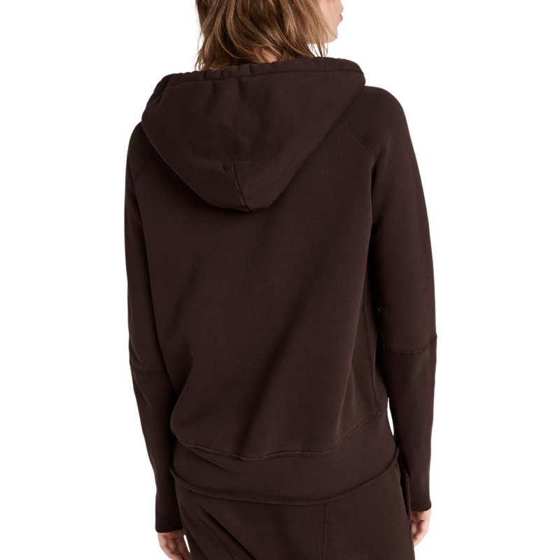 Nili Lotan Janie Hoodie in Expresso in Vermont